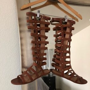 Gladiator Tan Sandals
